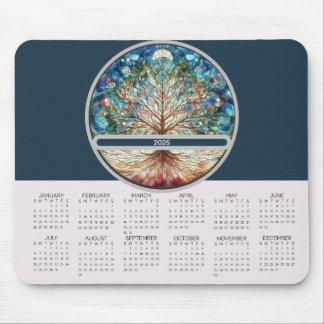Tree of Life Calendar Mouse Pad