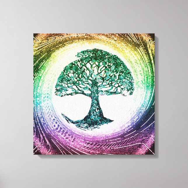 Tree of Life Calmness Within Canvas Print (Front)