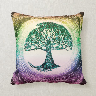 Tree of Life Calmness Within Throw Pillow
