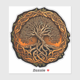 Tree of Life Celtic Knot Sticker