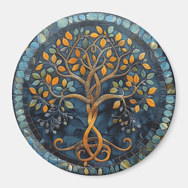 Tree of Life Celtic Magnet (Front)