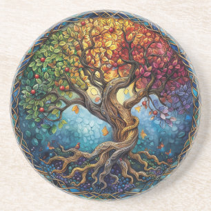 Tree of Life Celtic Sandstone Coaster