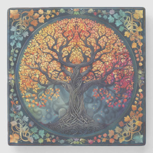 Tree of Life Celtic Stone Coaster