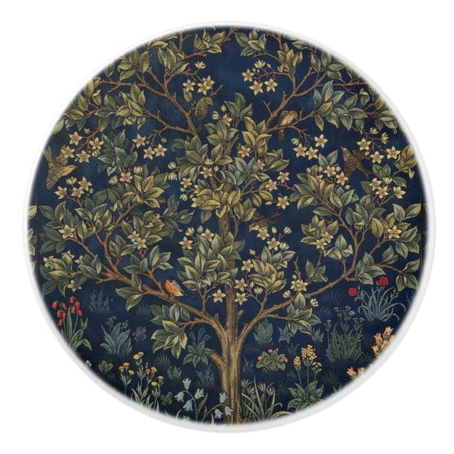 Tree of Life  Ceramic Knob (Front)