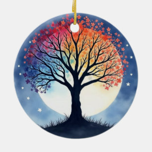 Tree of Life Ceramic Ornament