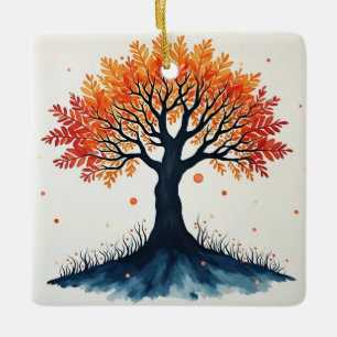 Tree of Life  Ceramic Ornament