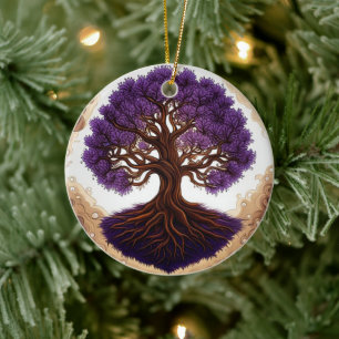 Tree of Life Ceramic Ornament