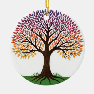 Tree of Life Ceramic Ornament