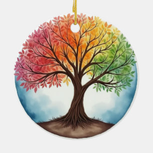 Tree of Life Ceramic Ornament
