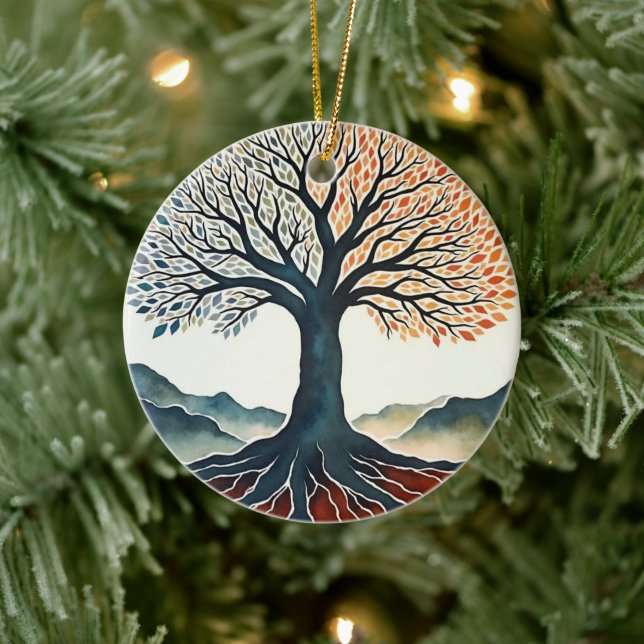 Tree of Life  Ceramic Ornament (Tree)