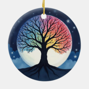 Tree of Life Ceramic Ornament