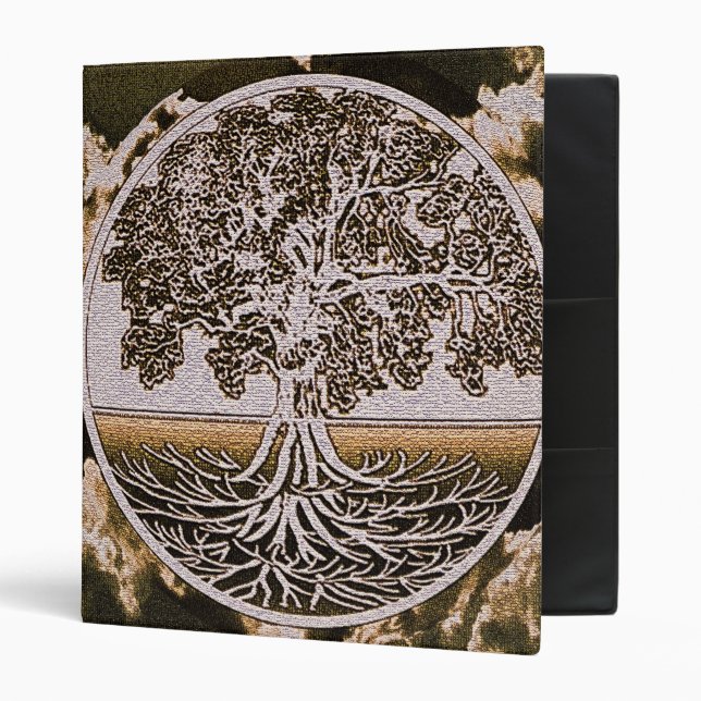 Tree of Life Circle of Life in Brown Binder (Front/Inside)