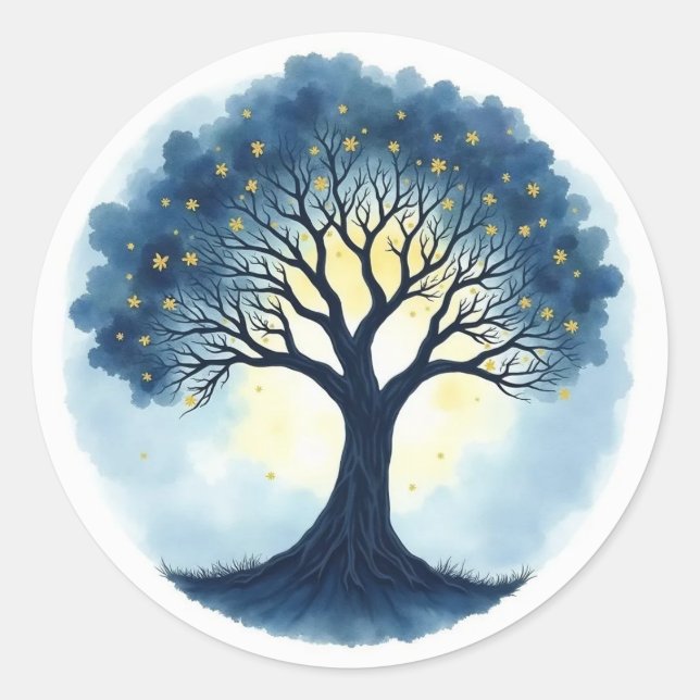 Tree of Life Classic Round Sticker (Front)