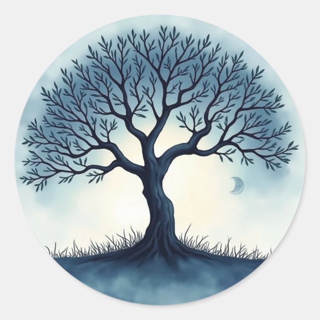 Tree of Life Classic Round Sticker (Front)