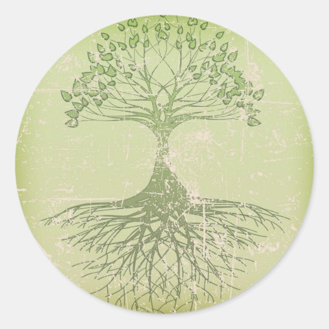 Tree of Life Classic Round Sticker (Front)