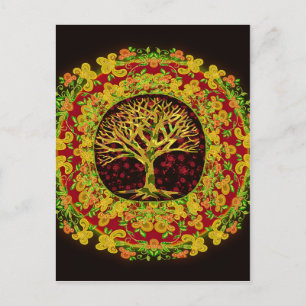 Tree of Life Constant Change Postcard