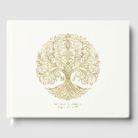 Tree of Life Cream & Gold Celtic Wedding