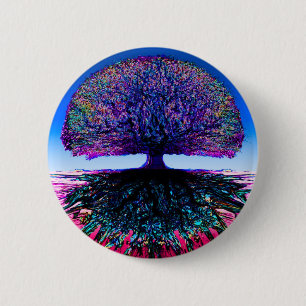Tree of Life Creative 2 Inch Round Button