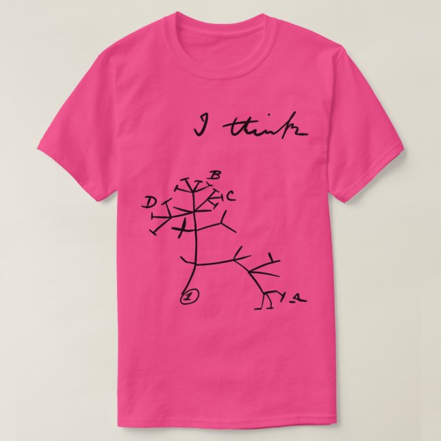 Tree of life Darwin T-Shirt (Design Front)