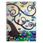 Tree of life dove and robin