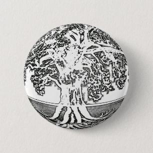 Tree of Life Earth 2 Inch Round Button