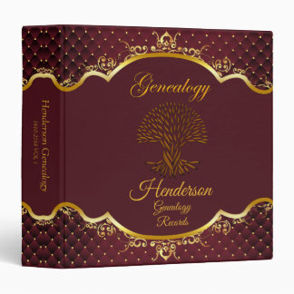 Tree of Life Elegant Genealogy Photo Album Binder