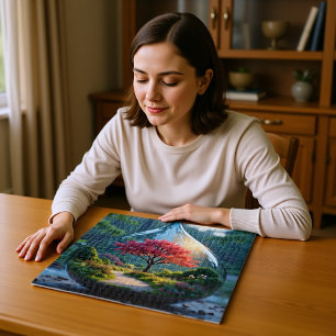 Tree of Life Enchanted Garden Fantasy Puzzle