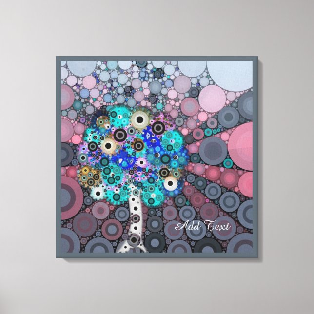 Tree of Life Esoteric art gift personalized Canvas Print (Front)