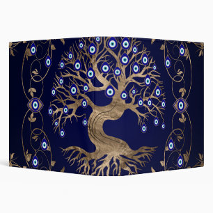 Tree of Life Evil Eye Ornament Binder