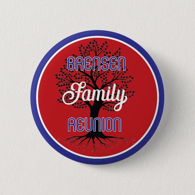 Tree of Life!  Family Reunion Button (Front)