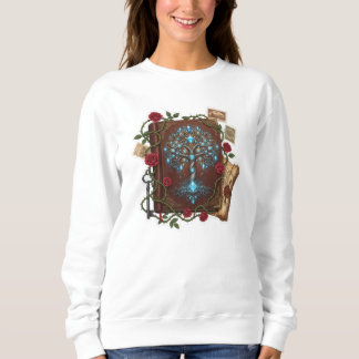 Tree of Life Fantasy Spell Book design Sweatshirt