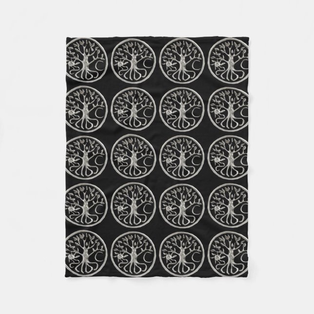 Tree Of Life Fleece Blanket (Front)