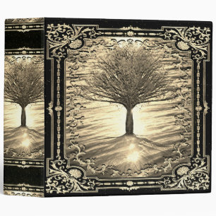 Tree of Life Gold Calm Waters Binder