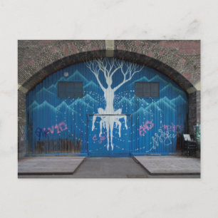 Tree Of Life Graffiti Postcard