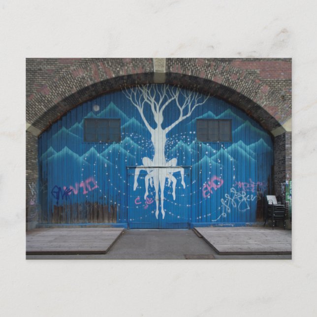Tree Of Life Graffiti Postcard (Front)