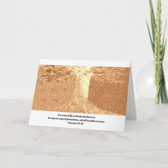 Tree of Life Greeting Card (Front)