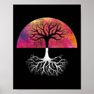 Tree Of Life Growth Tree Of Life Roots Yoga Poster