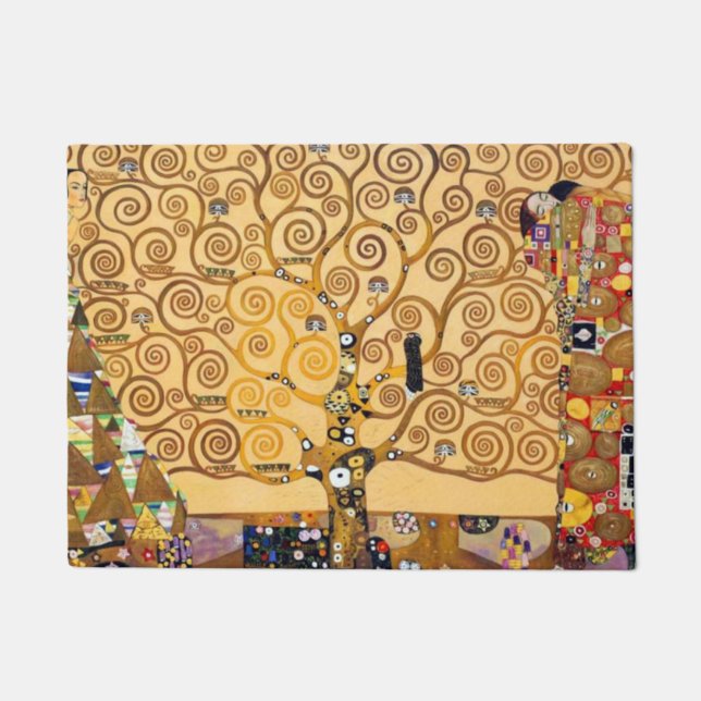 Tree Of Life Gustav Klimt Doormat (Front)