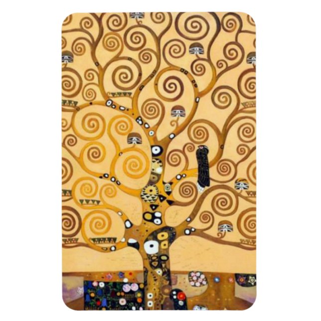 Tree Of Life Gustav Klimt Magnet (Vertical)