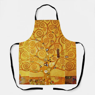Tree of Life Gustav Klimt Nouveau Apron