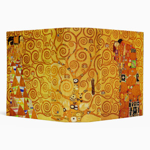 Tree of Life Gustav Klimt Nouveau Binder