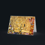 Tree of Life Gustav Klimt Nouveau Card<br><div class="desc">The Tree of Life (1909)  is a beautiful painting by Vienna Secessionist painter Gustav Klimt. Known for painting with pure gold,  his art is vibrant and fun. The Tree of Life is a classic art nouveau painting.</div>