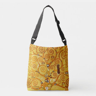 Tree of Life Gustav Klimt Nouveau Crossbody Bag