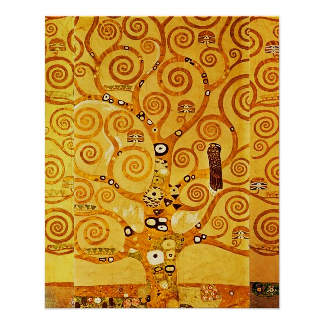 Tree of Life Gustav Klimt Nouveau Poster (Front)