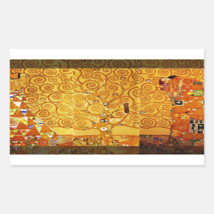 Tree of Life Gustav Klimt Nouveau Sticker