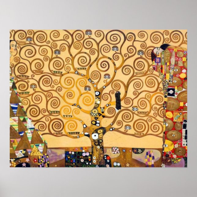 Tree Of Life Gustav Klimt Poster (Front)