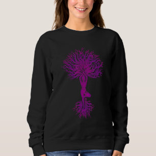 Tree Of Life Haka Om Woman Yoga Vrikshasana Hatha Sweatshirt