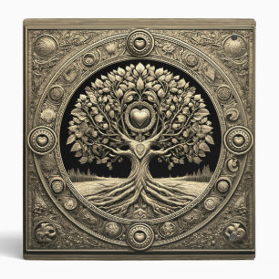 Tree of Life Hearts and Love Binder