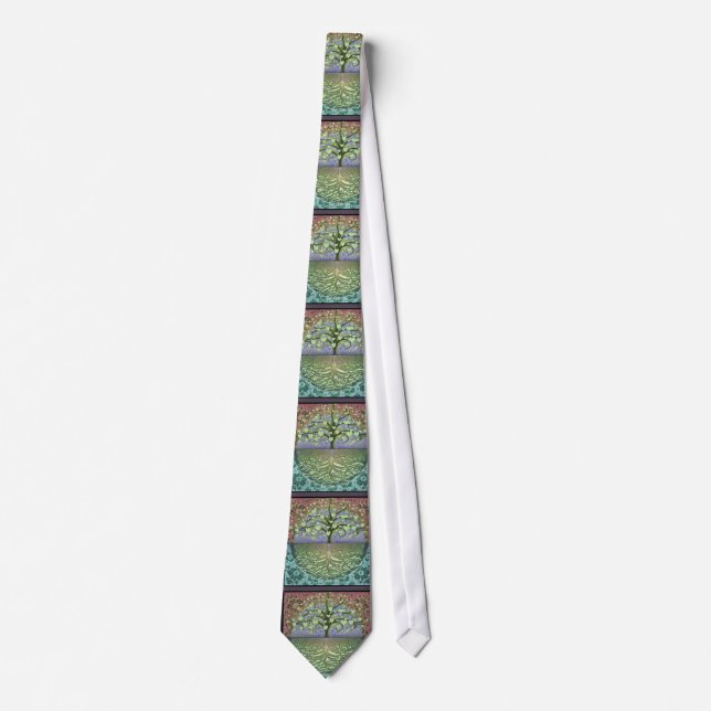 Tree of Life Hearts and Love Tie (Front)