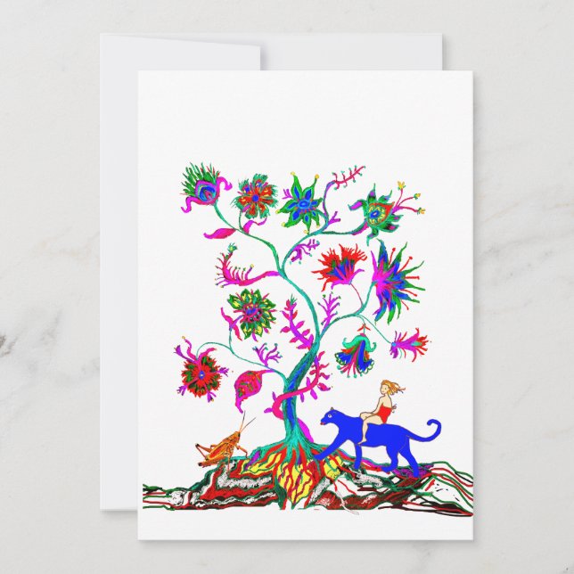 Tree of life  holiday card (Front)